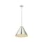 Z-Lite Eaton 1 Light Pendant, Polished Nickel & Polished Nickel 6011P18-PN - alternate 4